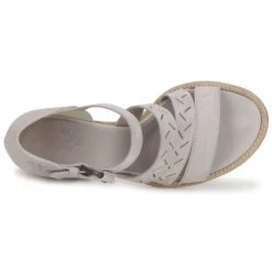 Chaussures Femme Sandales et Nu-pieds OXS ERABLI Gris -Sandales Soldes Boutique 126061 500 F