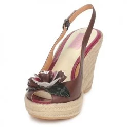 Chaussures Femme Sandales et Nu-pieds C.Petula GLORIA Marron / Fuchsia -Sandales Soldes Boutique 126135 500 C