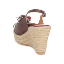 Chaussures Femme Sandales et Nu-pieds C.Petula GLORIA Marron / Fuchsia -Sandales Soldes Boutique 126135 500 E