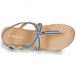 Chaussures Femme Sandales et Nu-pieds Moony Mood JEKERINE Bleu -Sandales Soldes Boutique 12631155 500 F