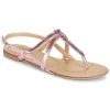 Chaussures Femme Sandales et Nu-pieds Moony Mood JEKERINE Rose métal