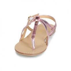 Chaussures Femme Sandales et Nu-pieds Moony Mood JEKERINE Rose métal -Sandales Soldes Boutique 12631156 500 C