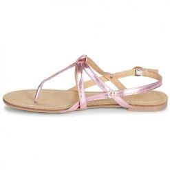 Chaussures Femme Sandales et Nu-pieds Moony Mood JEKERINE Rose métal -Sandales Soldes Boutique 12631156 500 D