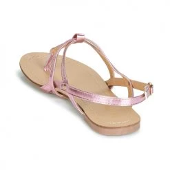 Chaussures Femme Sandales et Nu-pieds Moony Mood JEKERINE Rose métal -Sandales Soldes Boutique 12631156 500 E