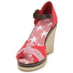 Chaussures Femme Sandales et Nu-pieds StylistClick PATTY Rouge -Sandales Soldes Boutique 128398 500 C