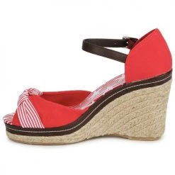 Chaussures Femme Sandales et Nu-pieds StylistClick PATTY Rouge -Sandales Soldes Boutique 128398 500 D