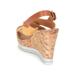 Chaussures Femme Sandales et Nu-pieds Elue par nous EMPIRE Jaune -Sandales Soldes Boutique 12846445 500 E