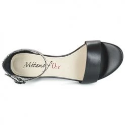 Chaussures Femme Sandales et Nu-pieds Metamorf'Ose EMBRASA Noir -Sandales Soldes Boutique 12846815 500 F