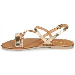 Chaussures Femme Sandales et Nu-pieds Les Tropéziennes par M Belarbi BATRESSE Doré -Sandales Soldes Boutique 12851471 500 D