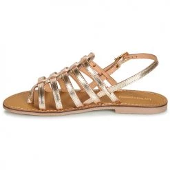 Chaussures Femme Sandales et Nu-pieds Les Tropéziennes par M Belarbi HERILO Doré 9 Chaussures Femme Sandales et Nu-pieds Les Tropéziennes par M Belarbi HERILO Doré -Sandales Soldes Boutique 12851488 500 D