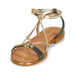 Chaussures Femme Sandales et Nu-pieds Les Tropéziennes par M Belarbi HIRONDEL Noir irisé -Sandales Soldes Boutique 12851492 500 C