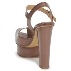 Chaussures Femme Sandales et Nu-pieds Eva Turner ERSILIA Marron -Sandales Soldes Boutique 128854 500 E