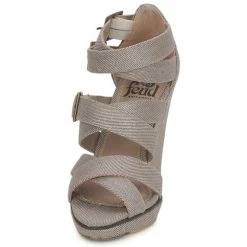 Chaussures Femme Sandales et Nu-pieds Feud WASP Taupe -Sandales Soldes Boutique 129254 500 C