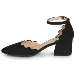 Chaussures Femme Sandales et Nu-pieds Wonders MATTA Noir -Sandales Soldes Boutique 12929889 500 D
