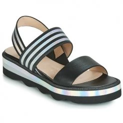 Chaussures Femme Sandales et Nu-pieds Wonders BOLETTI Noir