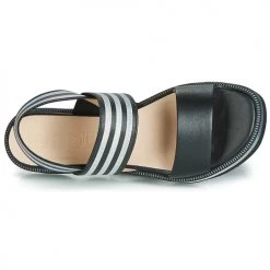 Chaussures Femme Sandales et Nu-pieds Wonders BOLETTI Noir -Sandales Soldes Boutique 12929890 500 F