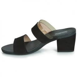 Chaussures Femme Sandales et Nu-pieds Wonders ZAPAJO Noir -Sandales Soldes Boutique 12929891 500 D