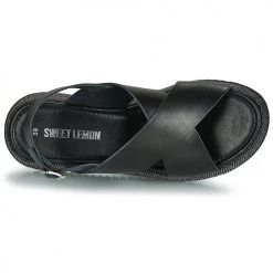 Chaussures Femme Sandales et Nu-pieds Sweet Lemon LILAR Noir -Sandales Soldes Boutique 12930537 500 F