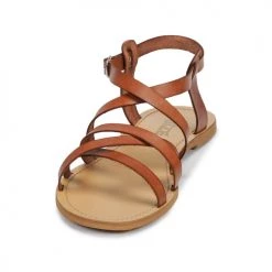 Chaussures Femme Sandales et Nu-pieds So Size IDITRON Marron -Sandales Soldes Boutique 12932615 500 C
