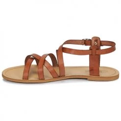 Chaussures Femme Sandales et Nu-pieds So Size IDITRON Marron -Sandales Soldes Boutique 12932615 500 D