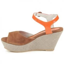 Chaussures Femme Sandales et Nu-pieds Regard RAFATI Camel -Sandales Soldes Boutique 130903 500 D