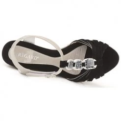 Chaussures Femme Sandales et Nu-pieds Regard RAFAZA Noir -Sandales Soldes Boutique 130913 500 F