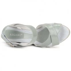Chaussures Femme Sandales et Nu-pieds Regard RAGA Vert pâle -Sandales Soldes Boutique 130917 500 F
