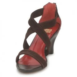 Chaussures Femme Sandales et Nu-pieds Vialis NIVEL Marron -Sandales Soldes Boutique 131866 500 C