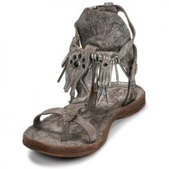 Chaussures Femme Sandales et Nu-pieds Airstep / A.S.98 RAMOS Argenté -Sandales Soldes Boutique 13203896 500 C