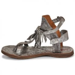 Chaussures Femme Sandales et Nu-pieds Airstep / A.S.98 RAMOS Argenté -Sandales Soldes Boutique 13203896 500 D