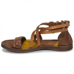 Chaussures Femme Sandales et Nu-pieds Airstep / A.S.98 RAMOS CLOU Camel -Sandales Soldes Boutique 13203925 500 D