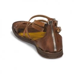 Chaussures Femme Sandales et Nu-pieds Airstep / A.S.98 RAMOS CLOU Camel -Sandales Soldes Boutique 13203925 500 E