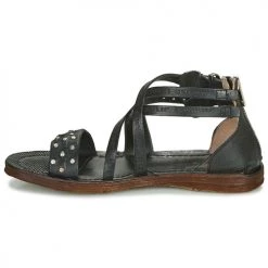 Chaussures Femme Sandales et Nu-pieds Airstep / A.S.98 RAMOS CLOU Noir -Sandales Soldes Boutique 13203926 500 D