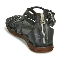 Chaussures Femme Sandales et Nu-pieds Airstep / A.S.98 RAMOS CLOU Noir -Sandales Soldes Boutique 13203926 500 E