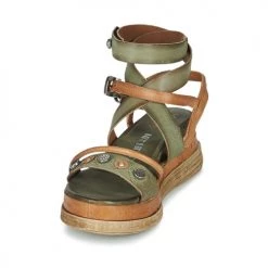 Chaussures Femme Sandales et Nu-pieds Airstep / A.S.98 LAGOS Kaki -Sandales Soldes Boutique 13203931 500 C