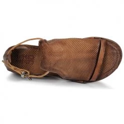Chaussures Femme Sandales et Nu-pieds Airstep / A.S.98 KENYA Camel -Sandales Soldes Boutique 13203932 500 F
