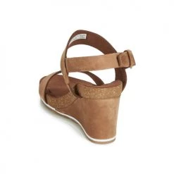 Chaussures Femme Sandales et Nu-pieds Timberland CAPRI SUNSET WEDGE Marron -Sandales Soldes Boutique 13204380 500 E