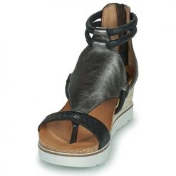 Chaussures Femme Sandales et Nu-pieds Mjus TAPASITA Noir / Argenté -Sandales Soldes Boutique 13207296 500 C