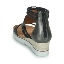 Chaussures Femme Sandales et Nu-pieds Mjus TAPASITA Noir / Argenté -Sandales Soldes Boutique 13207296 500 E