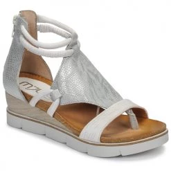 Chaussures Femme Sandales et Nu-pieds Mjus TAPASITA Blanc / Argenté