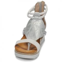 Chaussures Femme Sandales et Nu-pieds Mjus TAPASITA Blanc / Argenté -Sandales Soldes Boutique 13207297 500 C