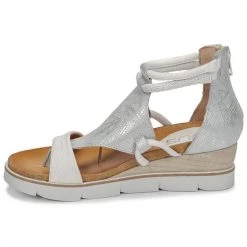 Chaussures Femme Sandales et Nu-pieds Mjus TAPASITA Blanc / Argenté -Sandales Soldes Boutique 13207297 500 D