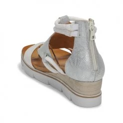 Chaussures Femme Sandales et Nu-pieds Mjus TAPASITA Blanc / Argenté -Sandales Soldes Boutique 13207297 500 E