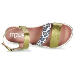 Chaussures Femme Sandales et Nu-pieds Mjus TALISMAN Vert / Leo -Sandales Soldes Boutique 13207326 500 F