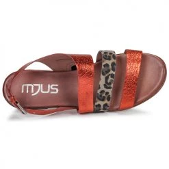 Chaussures Femme Sandales et Nu-pieds Mjus CHAT BUCKLE Rouge / Léopard -Sandales Soldes Boutique 13207331 500 F