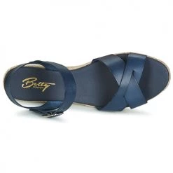 Chaussures Femme Sandales et Nu-pieds Betty London GIORGIA Marine -Sandales Soldes Boutique 13269233 500 F