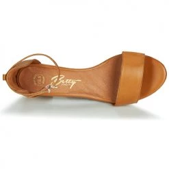 Chaussures Femme Sandales et Nu-pieds Betty London INNAMATA Camel -Sandales Soldes Boutique 13269237 500 F