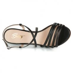 Chaussures Femme Sandales et Nu-pieds Betty London JIKOTIPE Noir -Sandales Soldes Boutique 13269262 500 F
