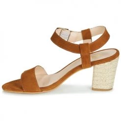 Chaussures Femme Sandales et Nu-pieds Betty London JIKOTIFE Camel -Sandales Soldes Boutique 13269265 500 D