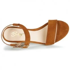 Chaussures Femme Sandales et Nu-pieds Betty London JIKOTIFE Camel -Sandales Soldes Boutique 13269265 500 F
